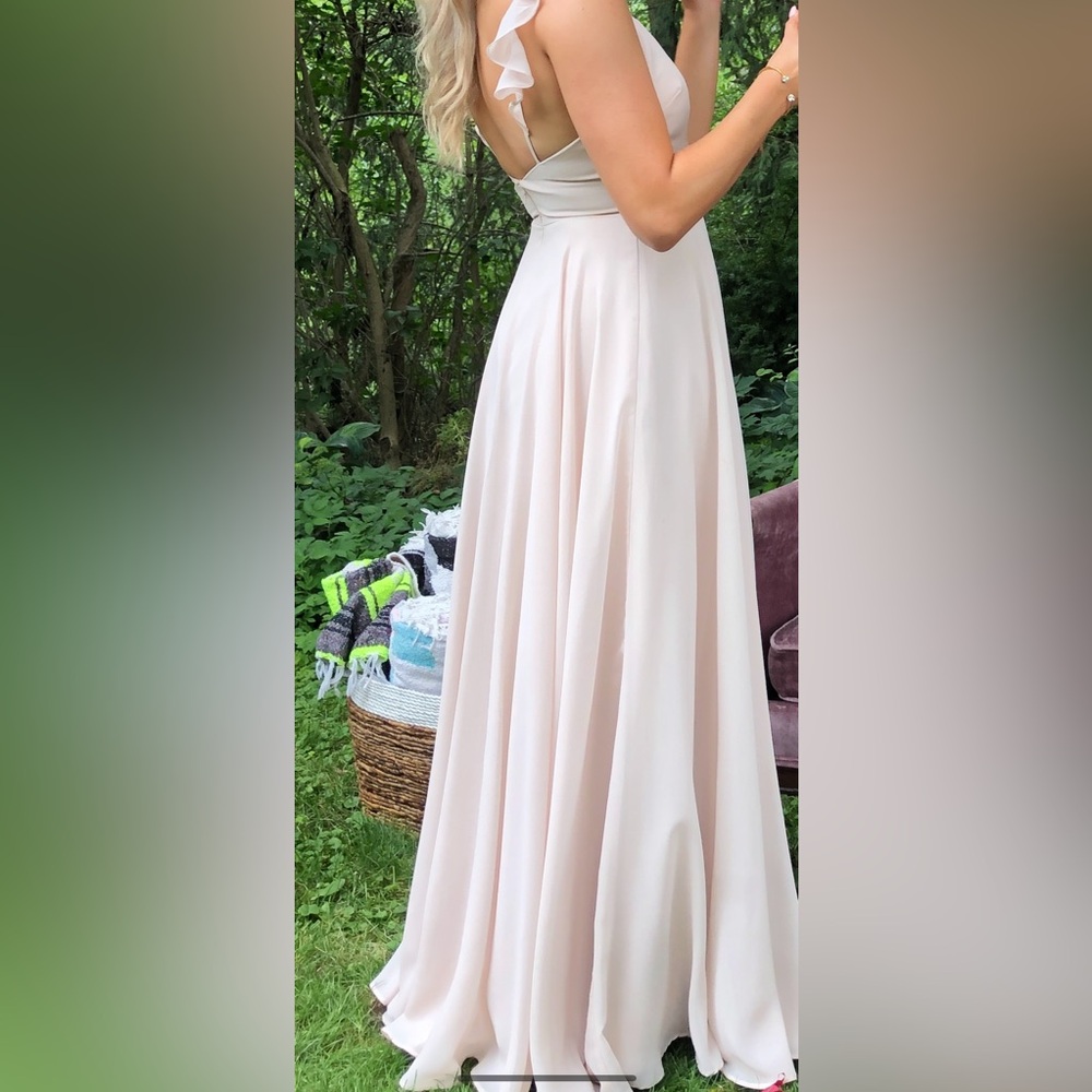 Blush Bridesmaids Dress - Picture 1 of 4